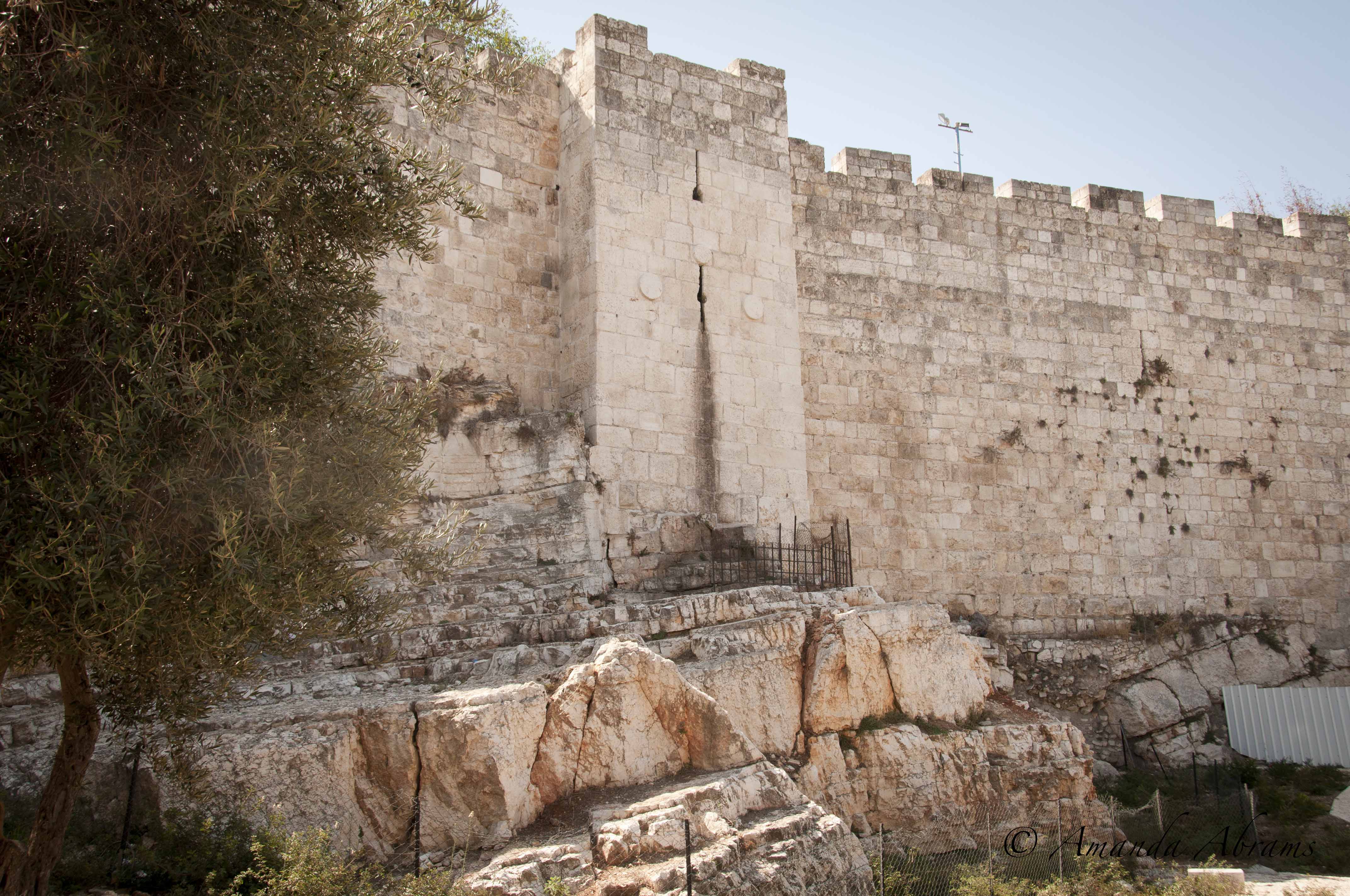 The 500 year old wall of the Old City.